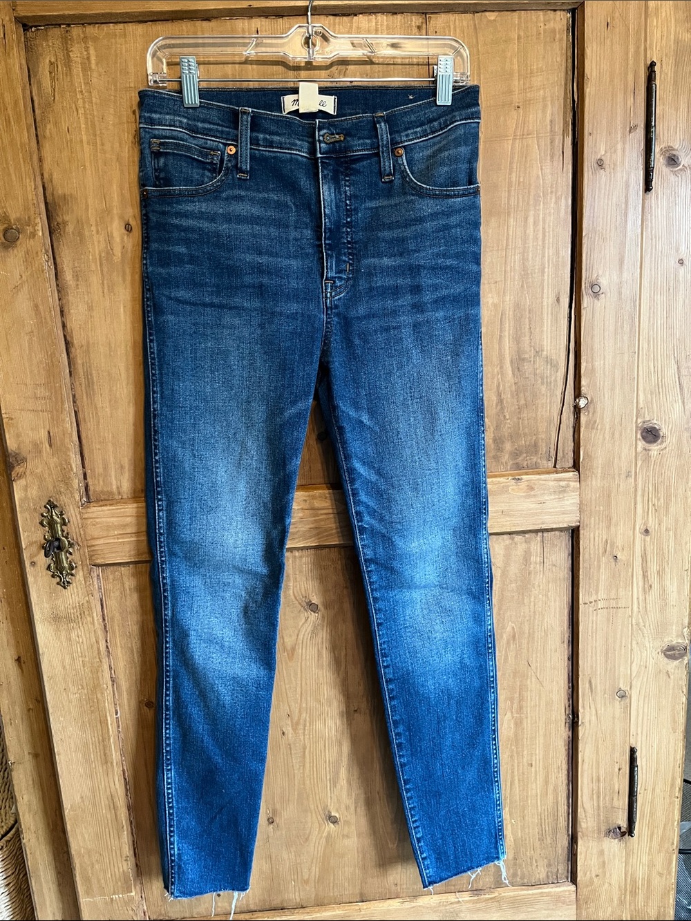 Madewell 10” High Rise Skinny 28 Indigo Blue Skinny Jeans